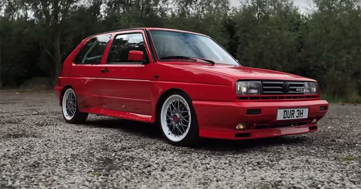 Volkswagen Golf MkII G60 4x4 elölről fotózva