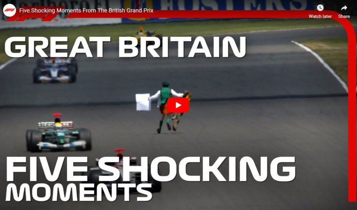 F1-es Brit Nagydíj érdekes pillanatai - videó