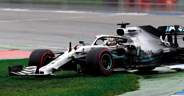 Lewis Hamilton a 2019-es Német Nagydíjon