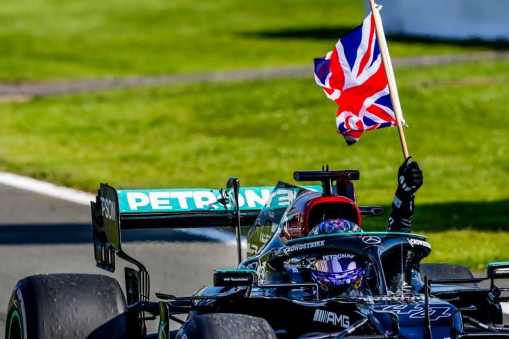 Lewis Hamilton a 2021-es Brit Nagydíjon
