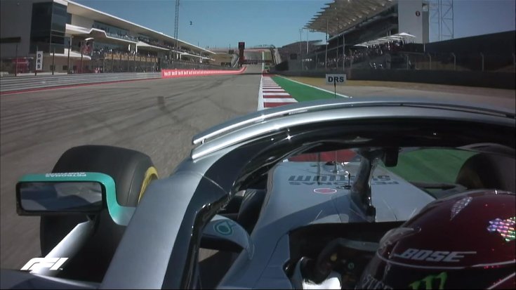 Lewis Hamilton belső kamerás felvétel
