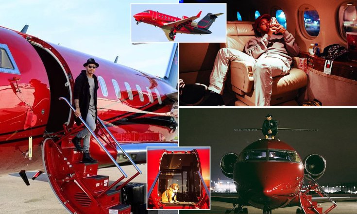 Lewis Hamilton és a magángépe – montázs