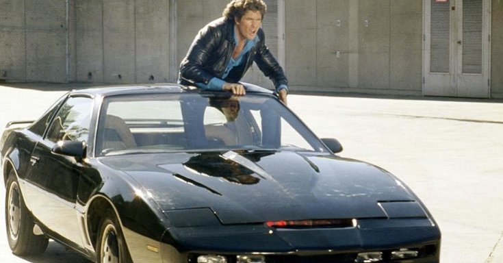 David Hasselhoff és KITT
