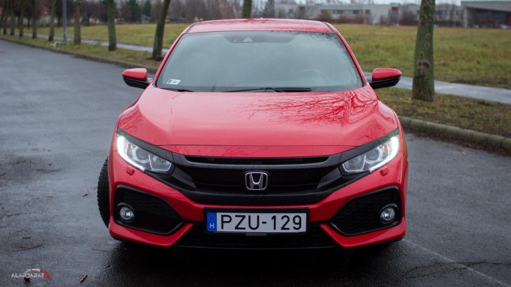 Honda Civic 1.6 dízel teszt Alapjárat