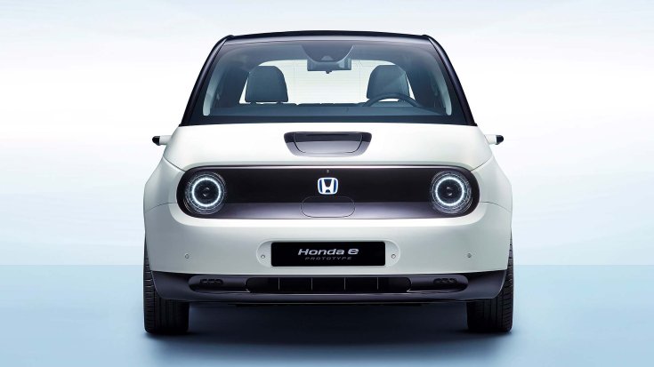 Honda e szemből
