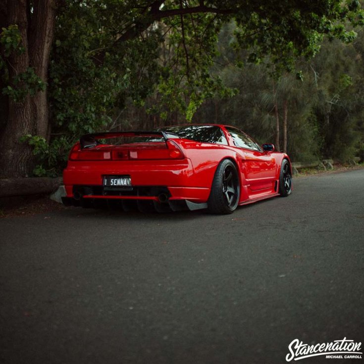 Honda NSX tuning hátulról