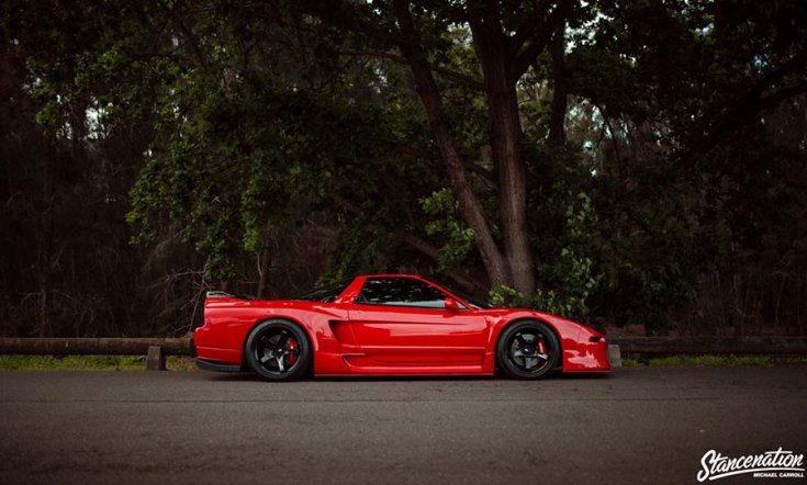 Honda NSX tuning oldalról