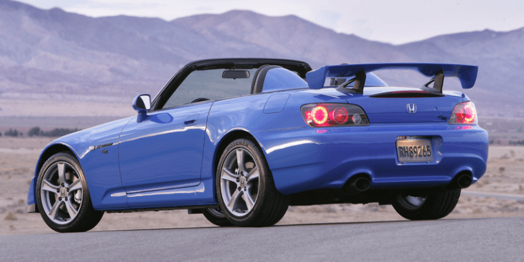 Honda S2000 hátulról