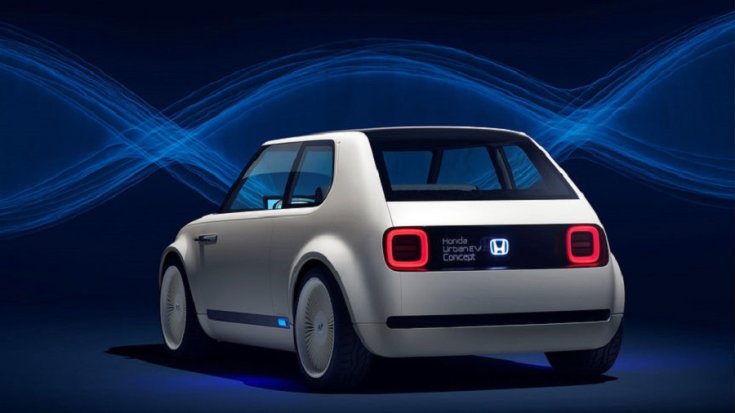 Honda Urban EV elektromos autó hátulja