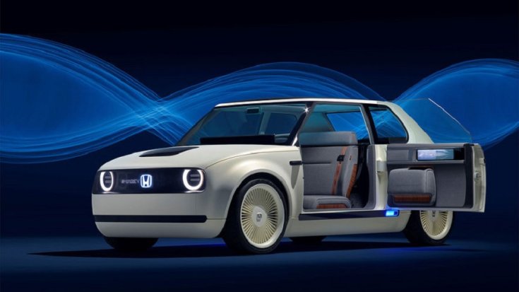 Honda Urban EV tanulmányautó nyitott ajtóval