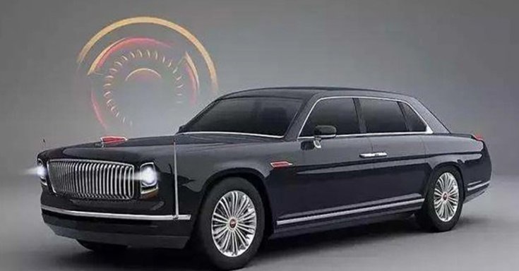 A Hongqi limuzinja elölről