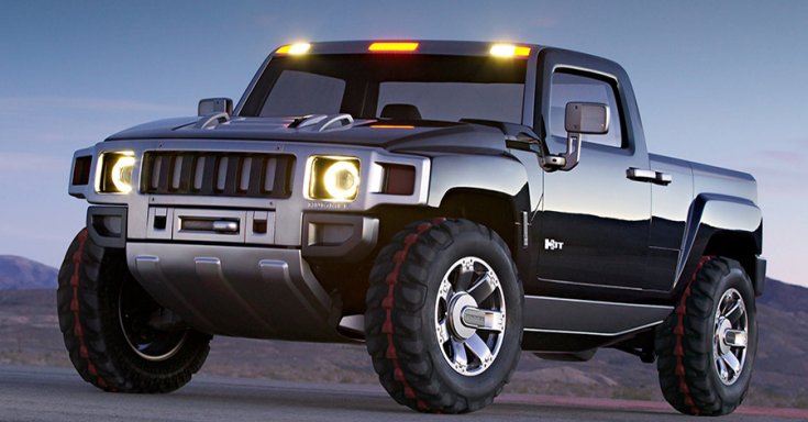 A Hummer H3T elektromos koncepció