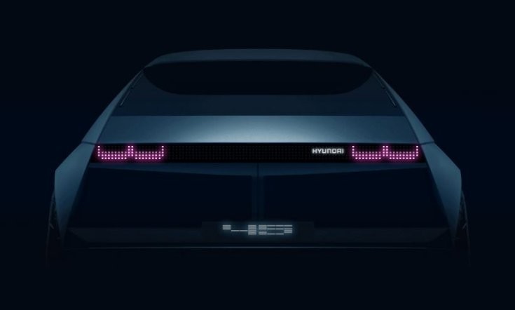 Hyundai 45 EV koncepcióautó hátsó