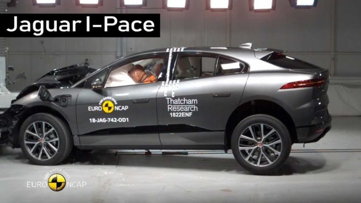 Jaguar I-Pace törésteszt