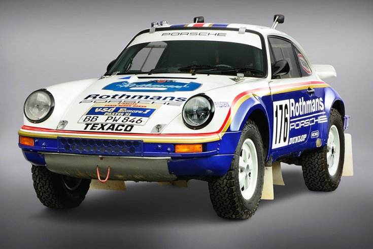 A Porsche 911 Carrera Dakar Rali