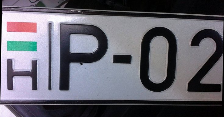 Ideiglenes forgalmi rendszám
