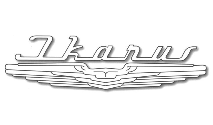 Ikarus embléma, fehér