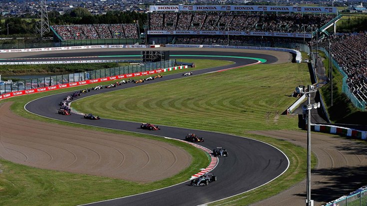 Suzuka egyik kanyarkombinációja