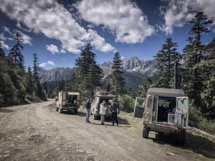 overlanding Kína területén