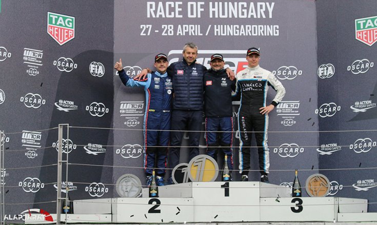WTCR Hungaroring eredményhirdetés