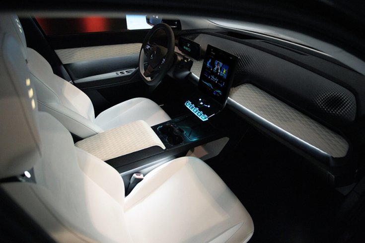 A Fisker Ocean belseje