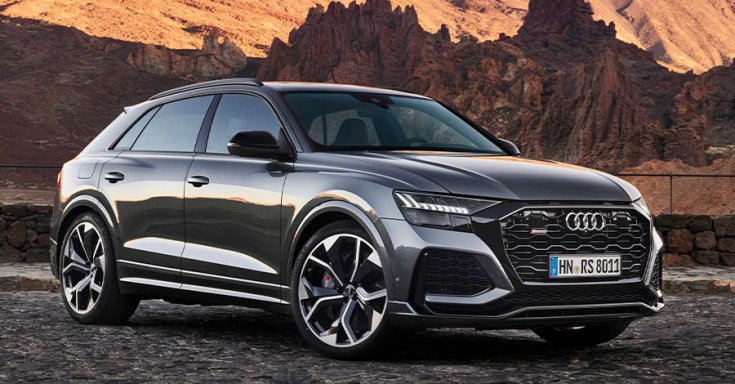 Audi Q8 szemből