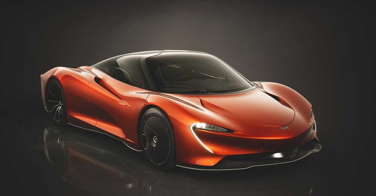 McLaren Speedtail Hyper GT Visionary látványterv kívülről