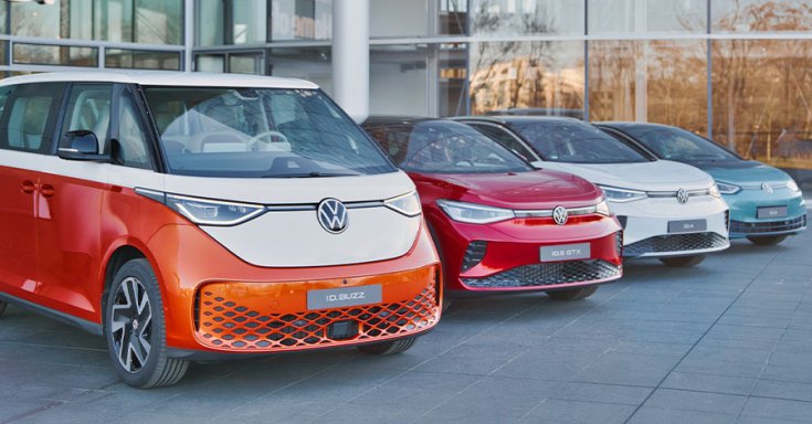 tisztán elektromos Volkswagen modellek