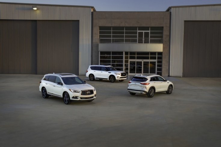 Infiniti QX60, QX80 és QX50 modellek