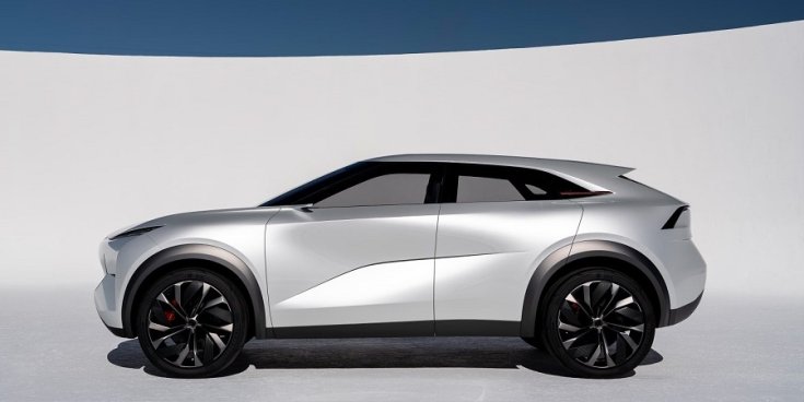 Infiniti QX Inspiration oldalsó visszapillantó kamerák