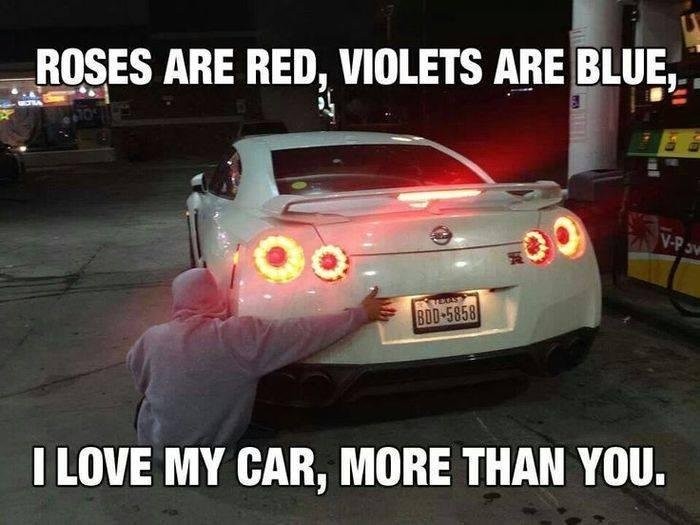 I love my car meme-n egy Nissan R35 GT-R