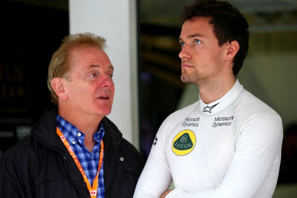 Jonathan és Jolyon Palmer az egyik F1-es versenyen