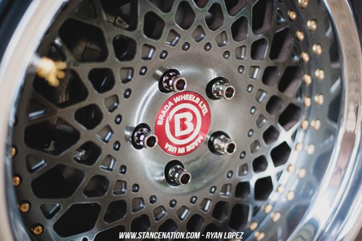 Josh Davis Nissan Type X 180SX-e alatti Brada BR1 18x10-es méretben