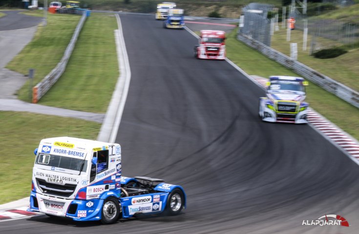 Kamion EB a hungaroringen