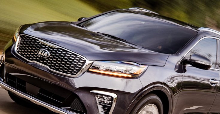 Kia Sorento szemből