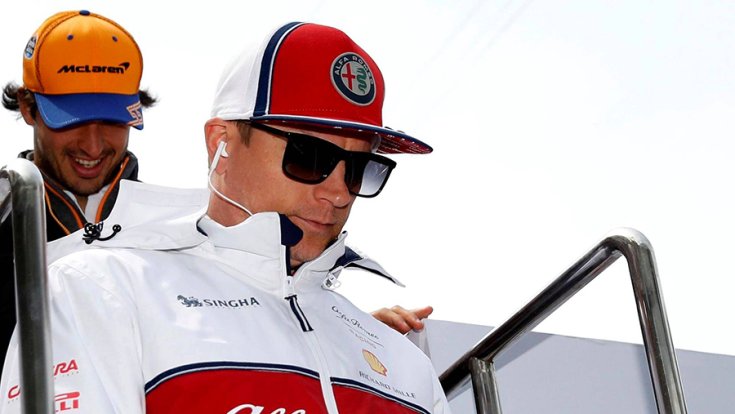 Kimi Raikkönen szemből