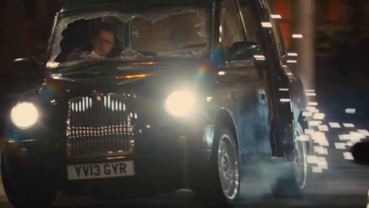 Kingsman film London taxi