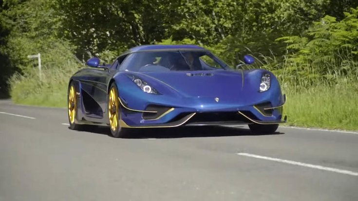 Egyedi Koenigsegg Regera elölről