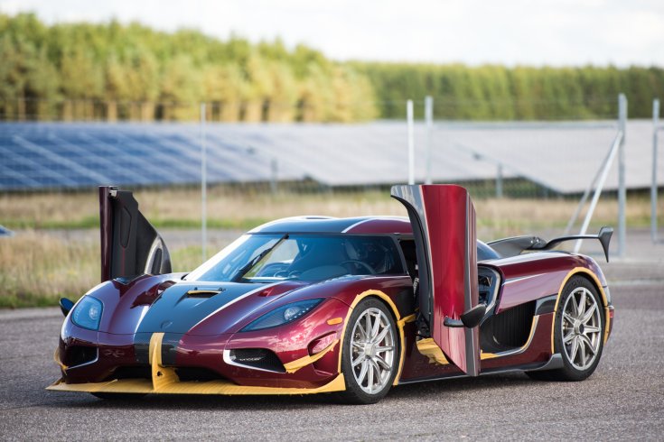 Koenigsegg Agera RS oldalról