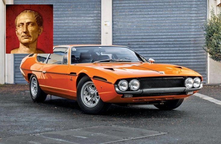 narancsszínű Lamborghini Espada