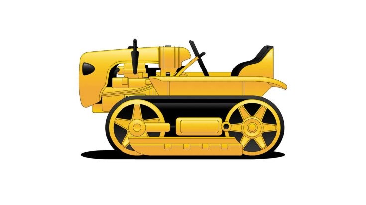 Lamborghini DL 25 C traktorja oldalról