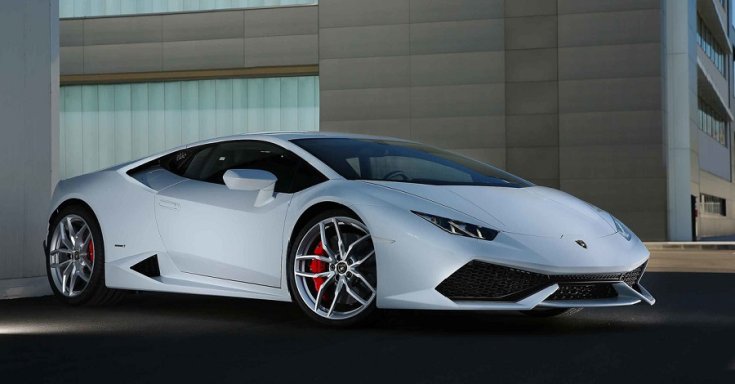 2019 2022 Lamborghini Huracán, fehér, oldalnézet, jobbról
