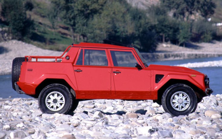 A Lamborghini Rambo Lambója oldalról
