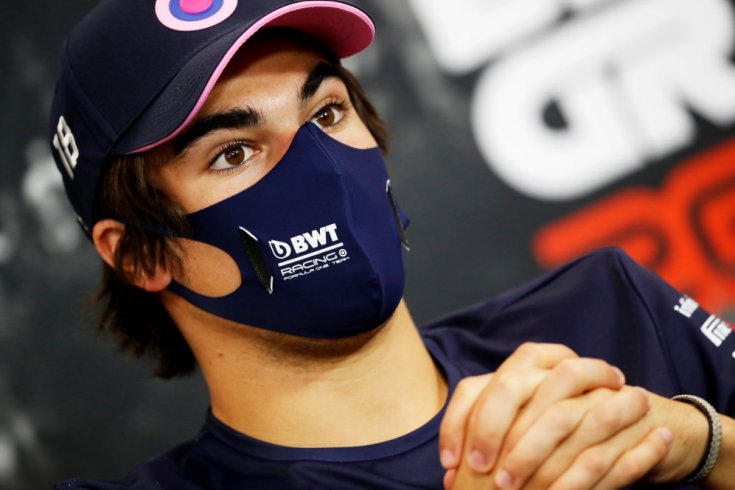 Lance Stroll maszkban