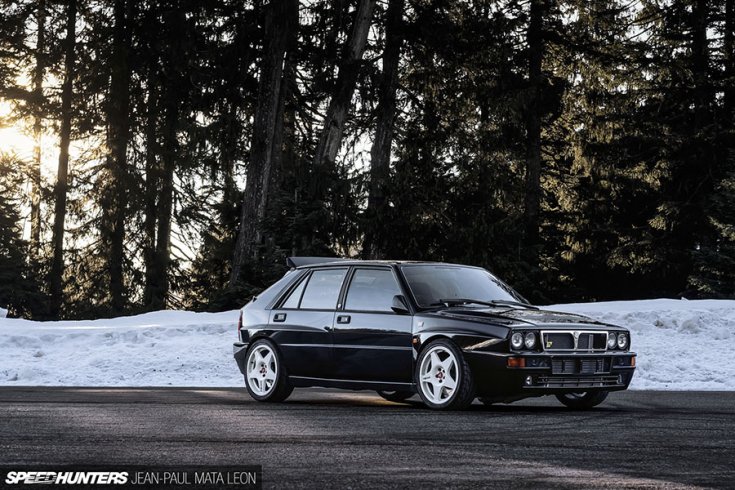 1992-es Lancia Delta Integrale HF Evoluzione tuning elölről
