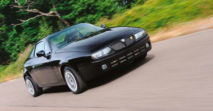 1992-1996 Lancia HF Hyena, fekete, oldalnézet, elölről, jobbról