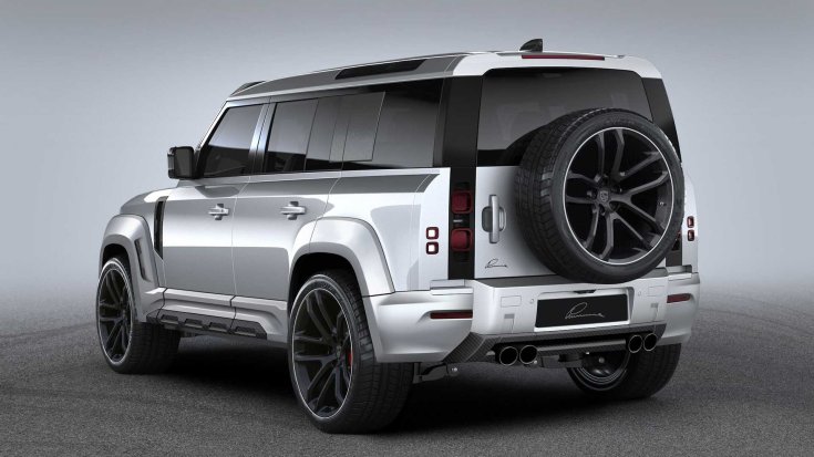 Land Rover Defender újragondolva a Lumma Design által, hátulról, féloldalról