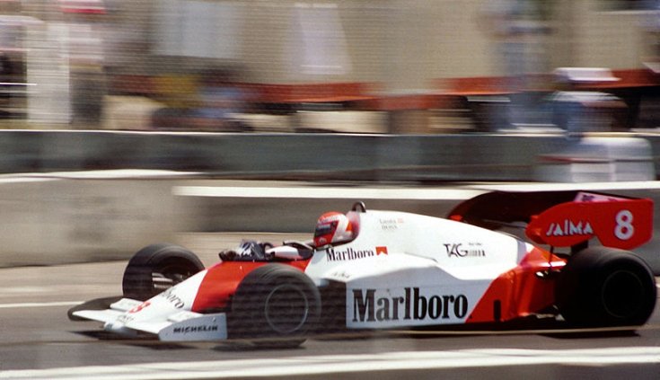 Lauda a McLaren MP4/2 volánja mögött is nyert világbajnokságot