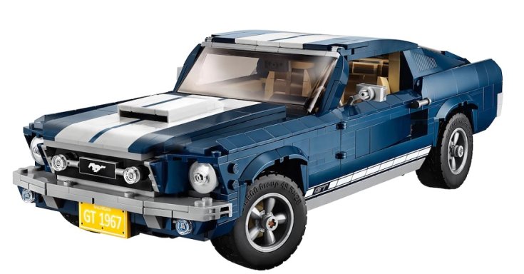 1967-es Ford Mustang Fastback LEGO készlet