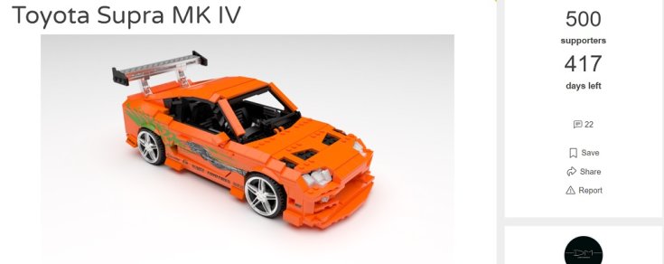 LEGO Supra Mk4 online szavazófelület